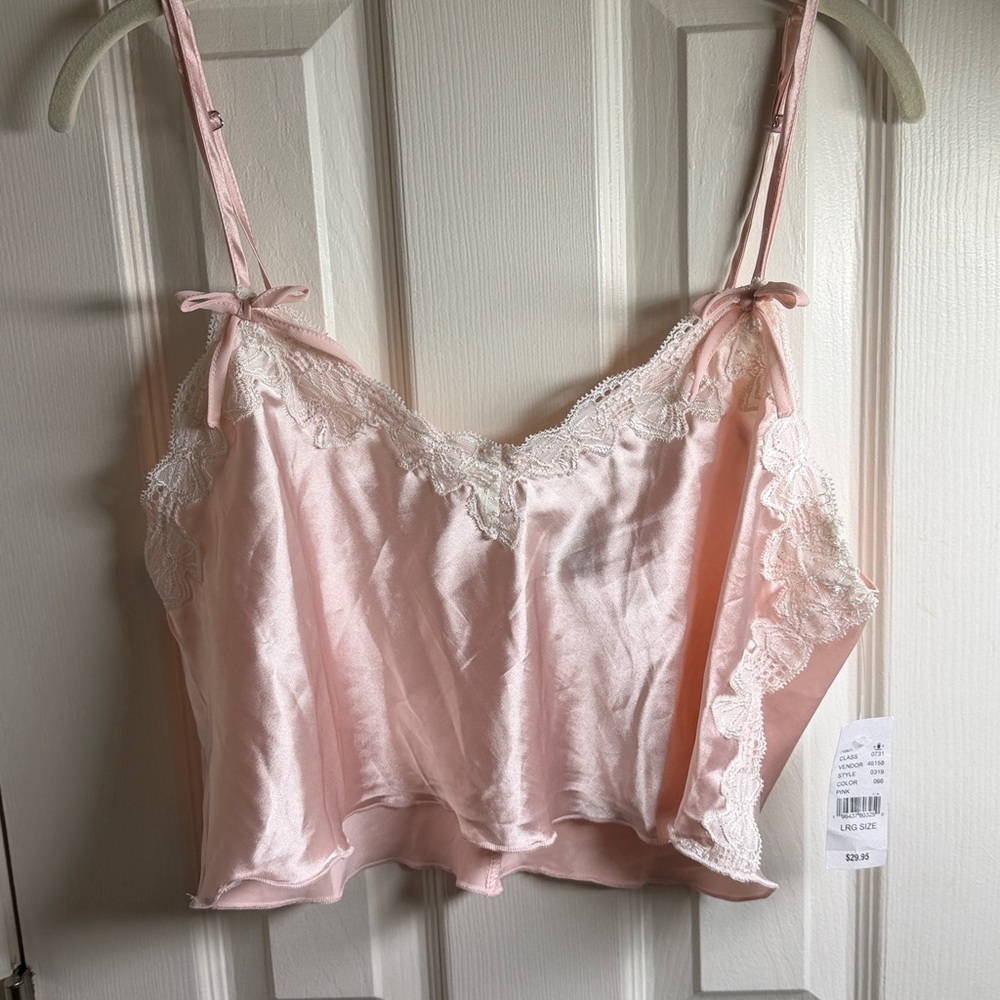 Beverly and Beck light pink cami top L